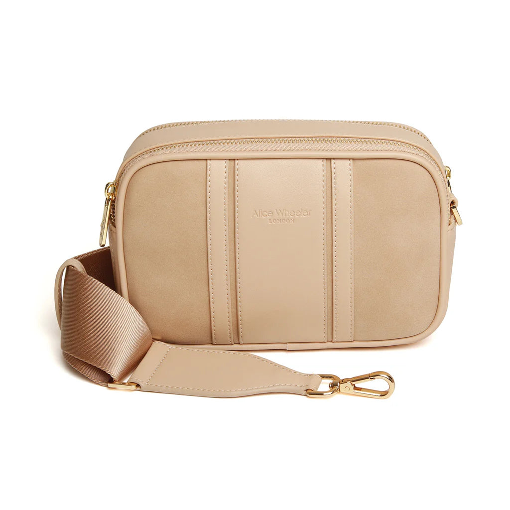 Alice Wheeler London Madrid Crossbody Bag Sand