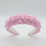 Baby Pink Chunky Pearl Hairband