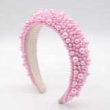 Baby Pink Chunky Pearl Hairband