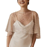 Ivory Sheer Pearl Cape