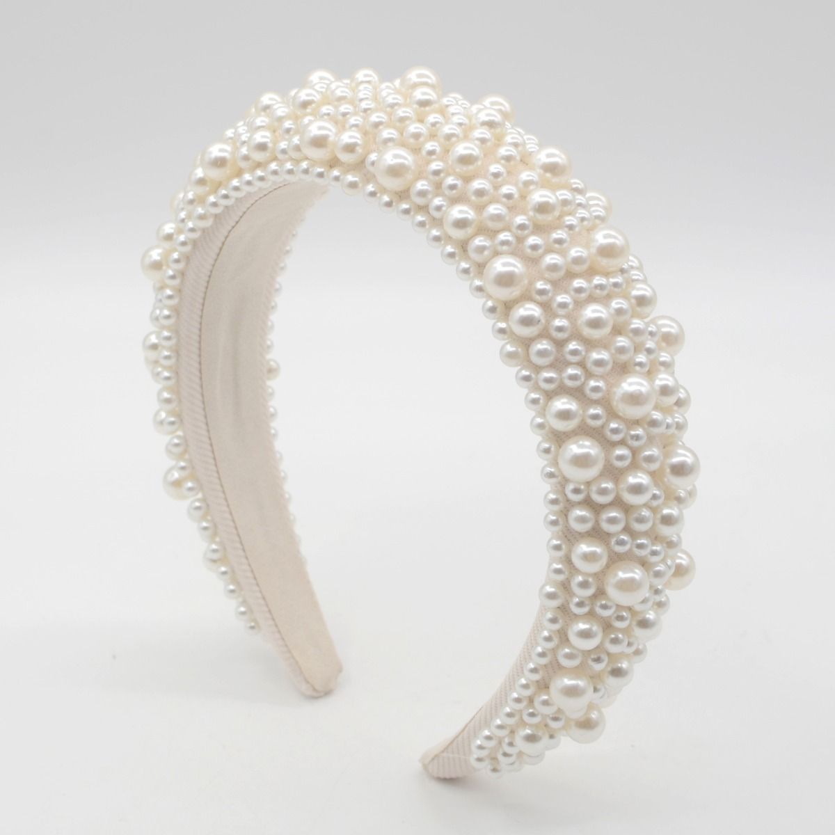 Ivory Chunky Pearl Bridal Hairband