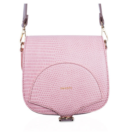 Inyati Rose Pink Saddle Cross Body Bag