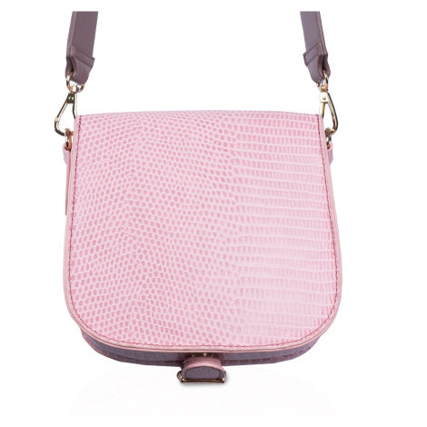 Inyati Rose Pink Saddle Cross Body Bag