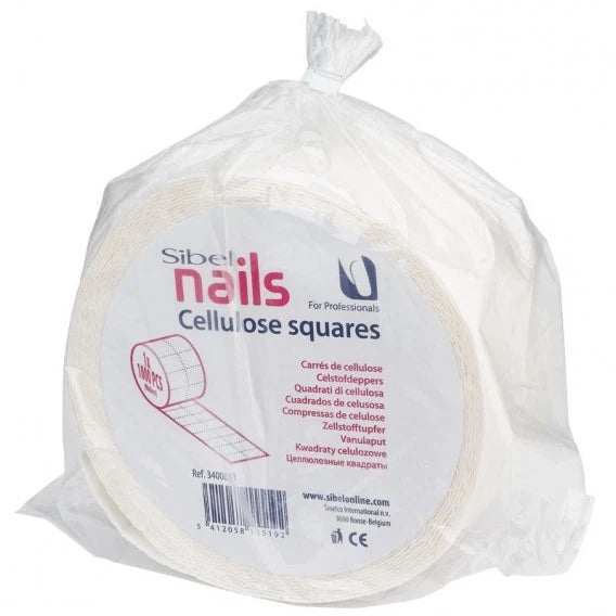 Sibel Cellulose Nail Wipe Squares (1000)
