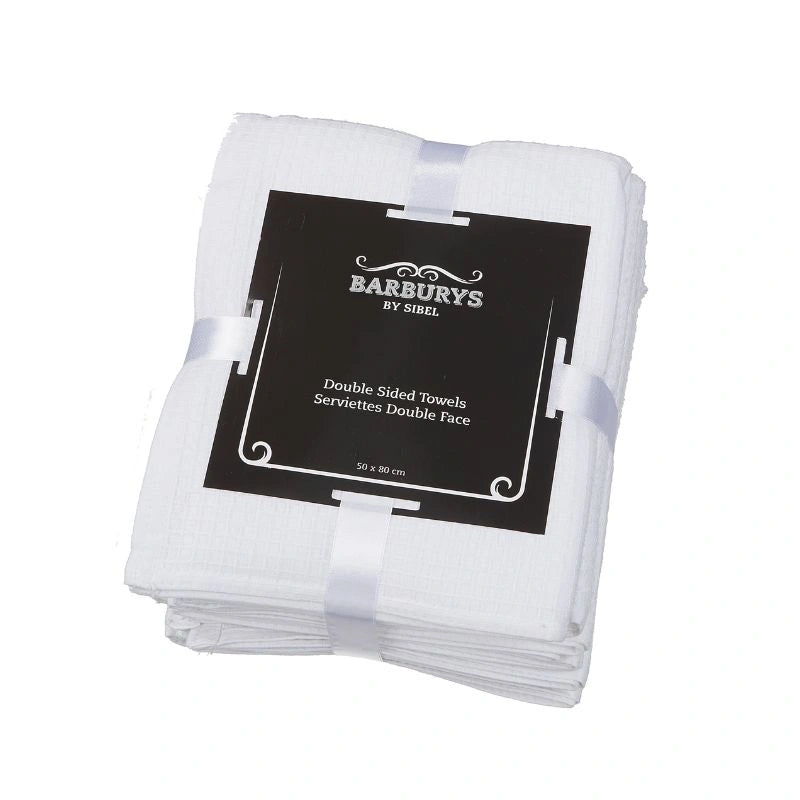 Barburys Double Sided Face Towels 50 x 80cm 6 Pack*