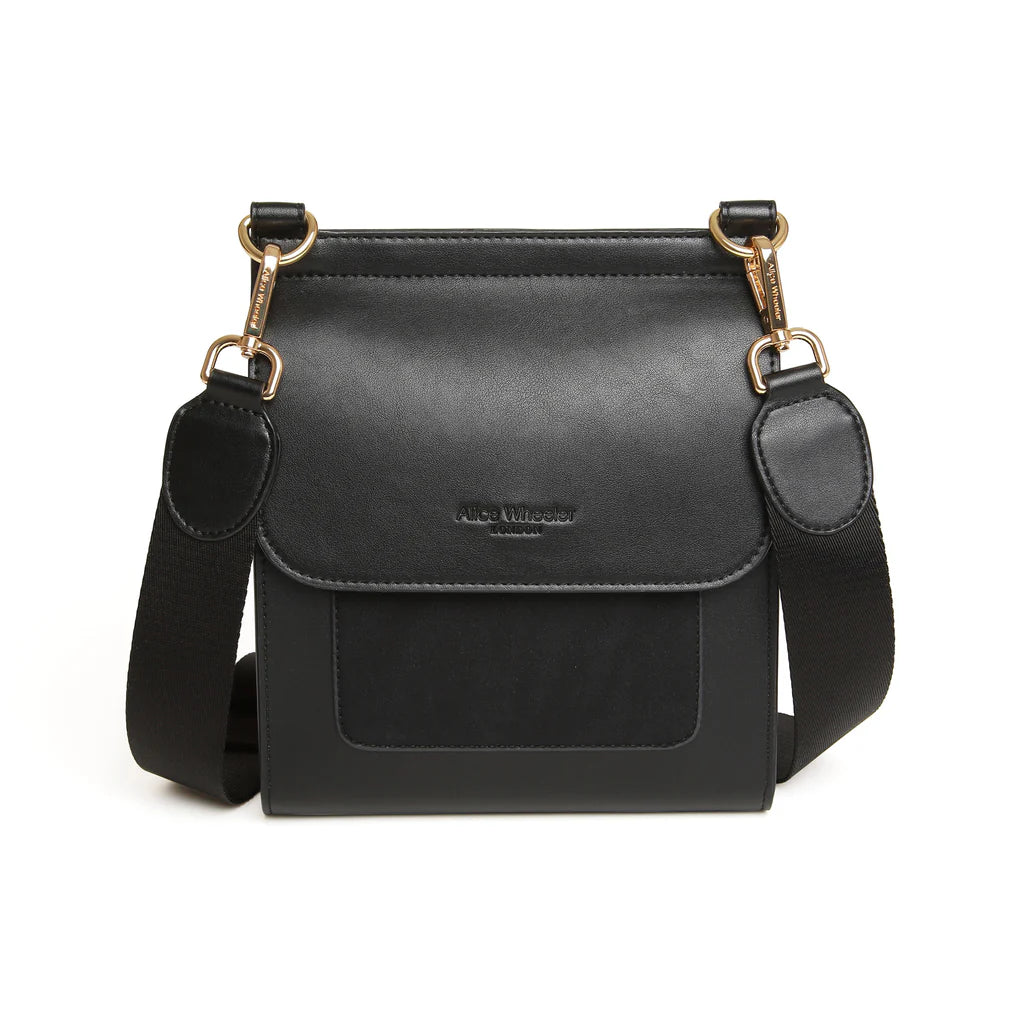 Alice Wheeler London Seville Crossbody Bag Black