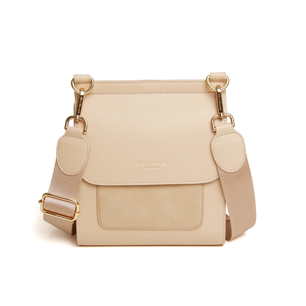 Alice Wheeler London Seville Crossbody Bag Sand