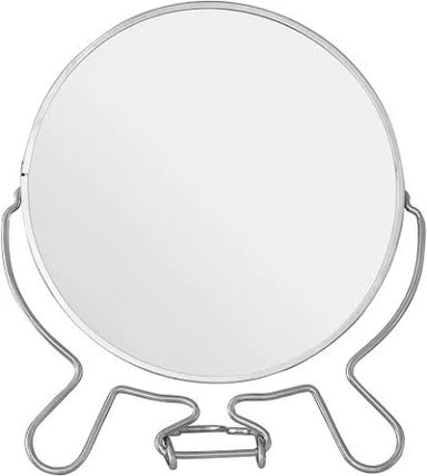 Silver Framed Magnified Mirror