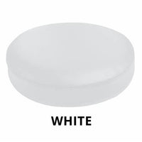 Majestic White Stool Cover