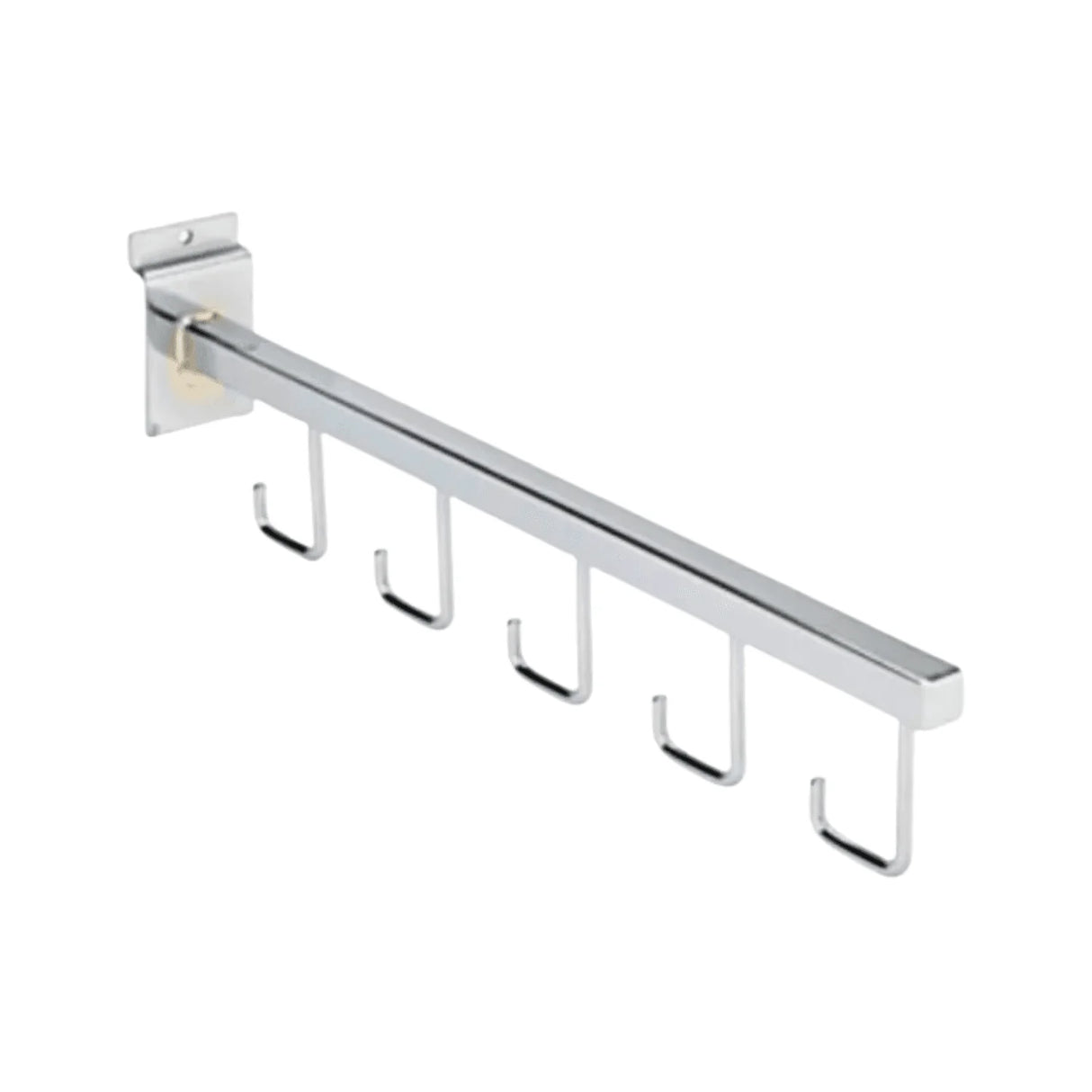 Straight 5 Hook Arm For Slat Wall  (10 Pack)