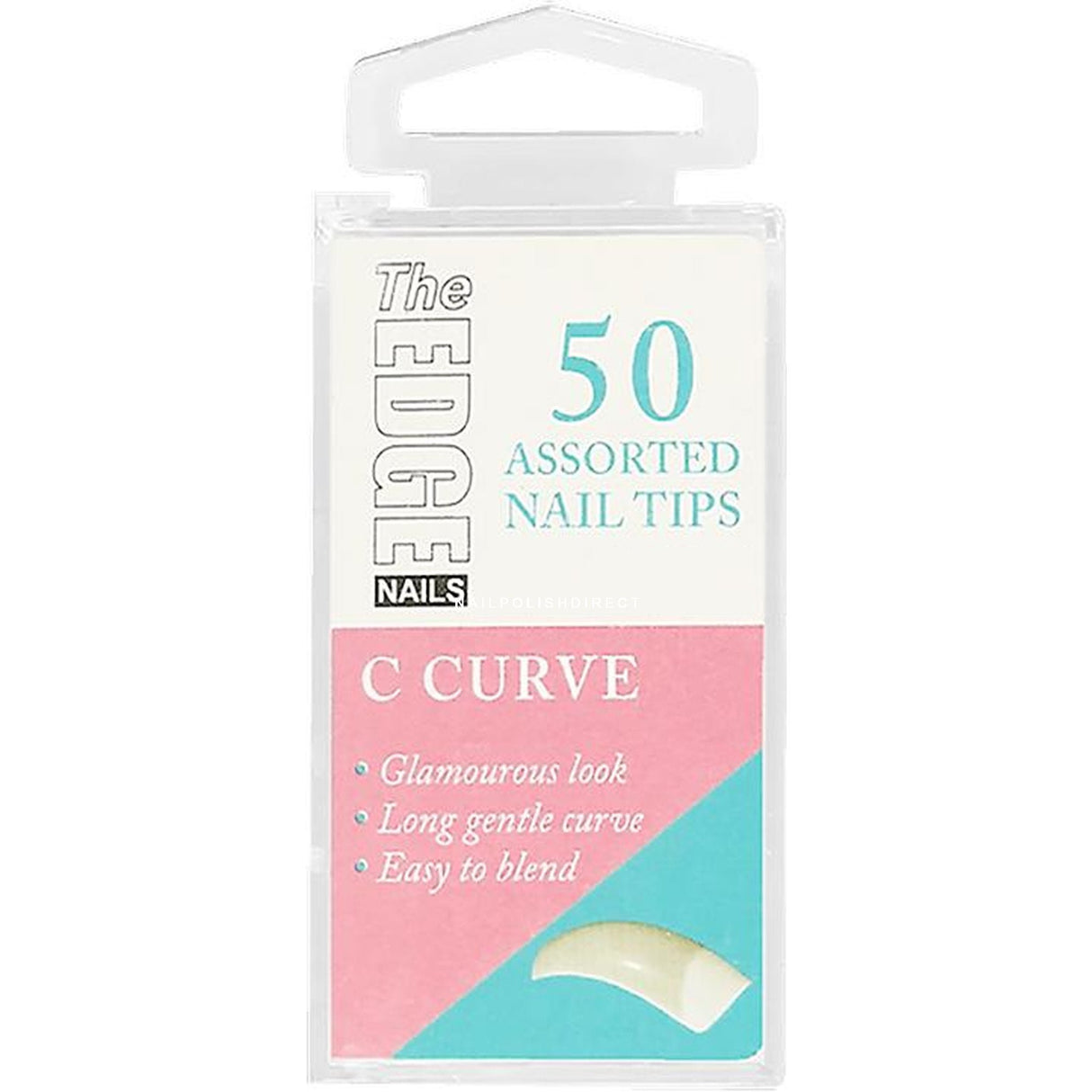 The Edge Nails C Curve Nail Tips 50 Pack**