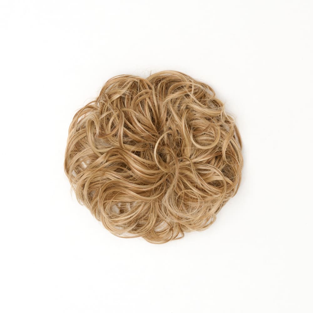 Stranded Heat Resistant Curly Messy Bun Scrunchie
