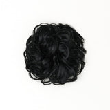 Stranded Heat Resistant Curly Messy Bun Scrunchie