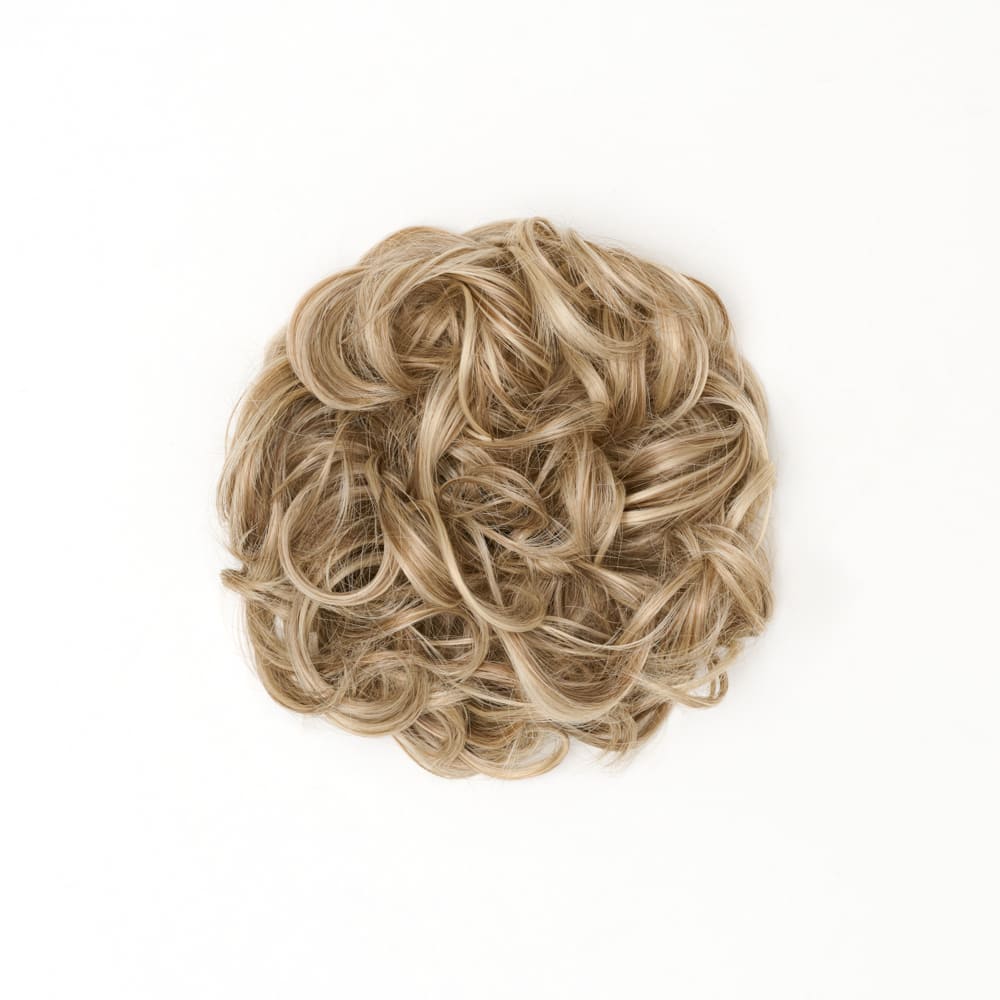 Stranded Heat Resistant Curly Messy Bun Scrunchie
