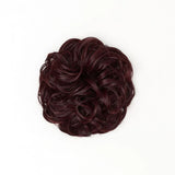 Stranded Heat Resistant Curly Messy Bun Scrunchie