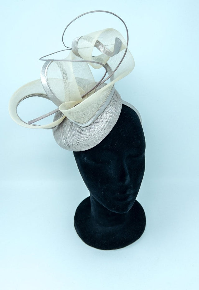 Almond Beige Perched Loop Fascinator - Franklins