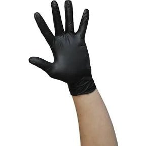 Aurelia Bold Nitrile Powder Free Black Gloves 100pk - Franklins