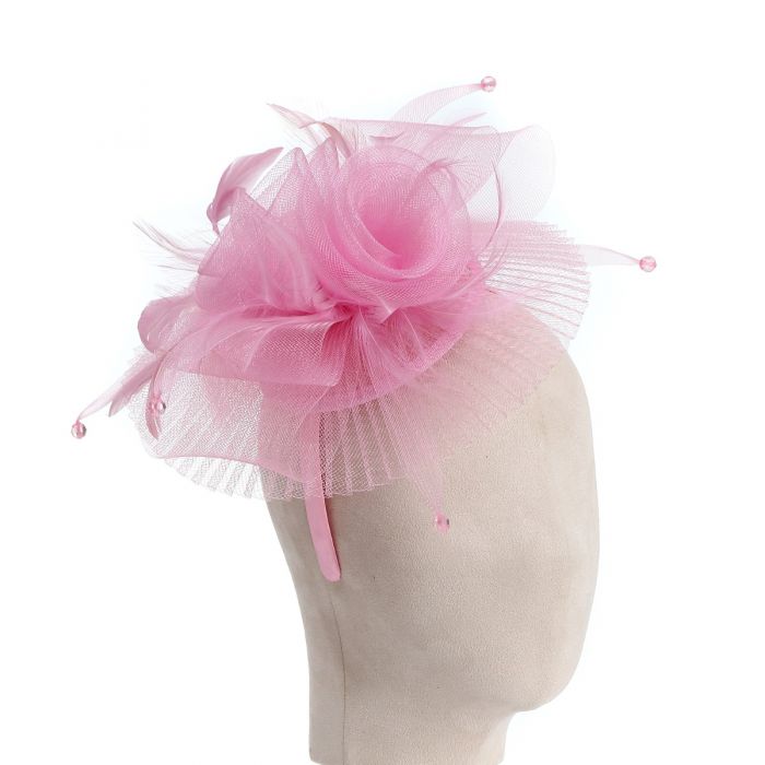 Baby Pink Flower Style Fascinator - Franklins