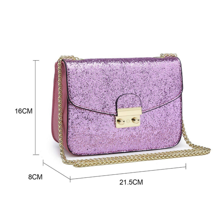Baby Pink Glitter Handbag - Franklins