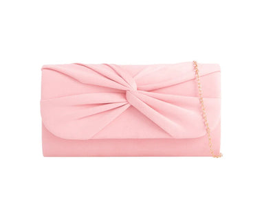 Baby Pink Knot Clutch Bag - Franklins