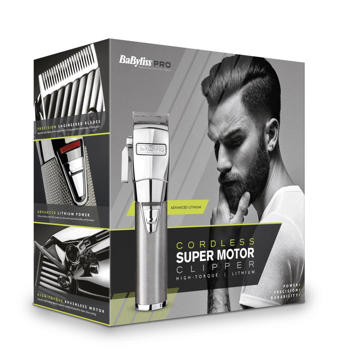 BaByliss Pro Cordless Super Motor Clipper - Franklins