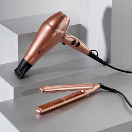 BaByliss Pro Keratin Lustre Rose Gold Hairdryer & Styler Set - Franklins