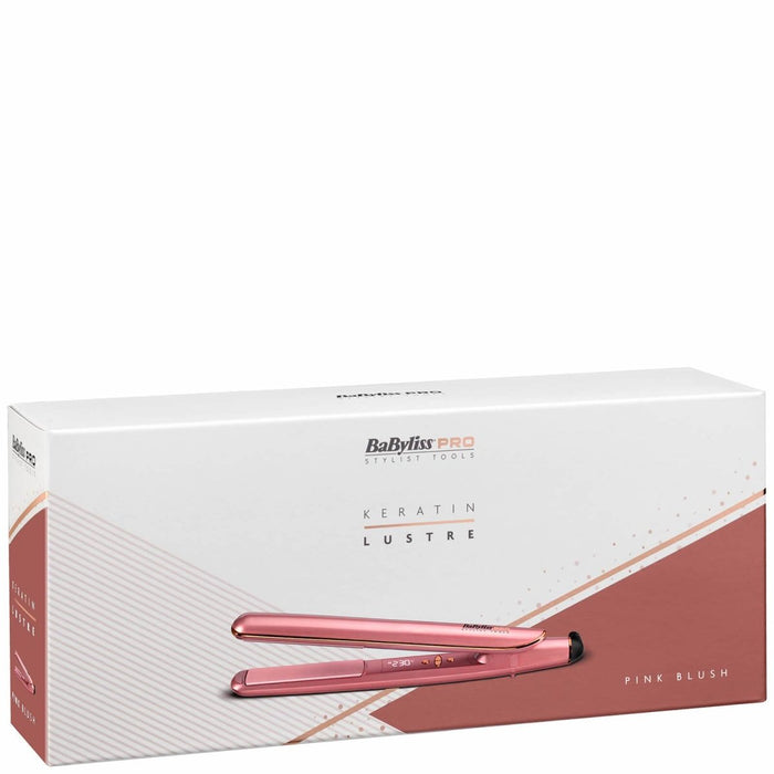 BaByliss Pro Keratin Lustre Straightening Styler Pink Blush - Franklins