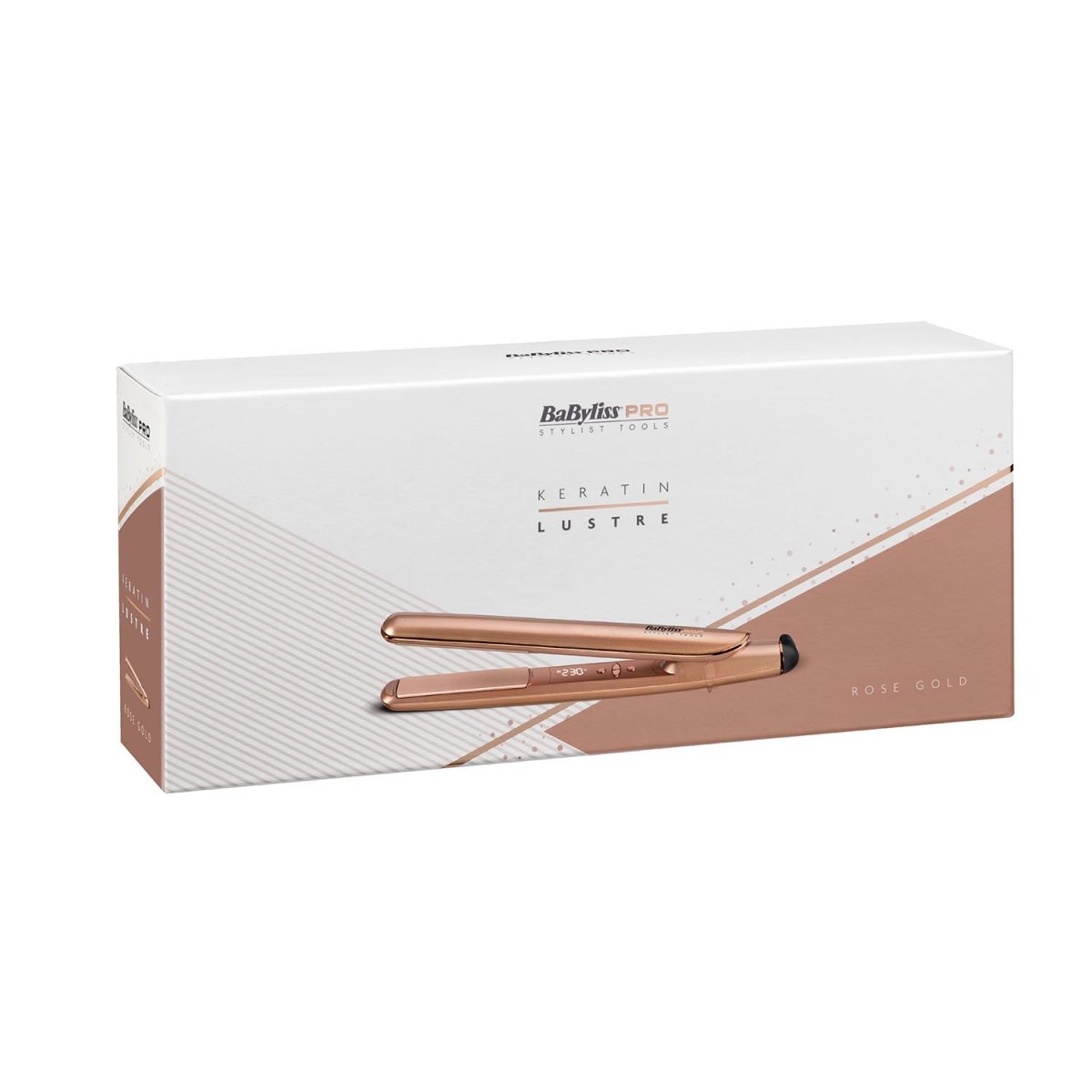 BaByliss Pro Keratin Lustre Straightening Styler Rose Gold - Franklins