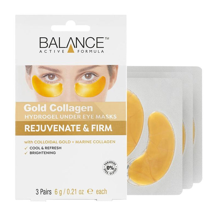 Balance Active Formula Gold Collagen Hydrogel Under Eye Masks - Franklins