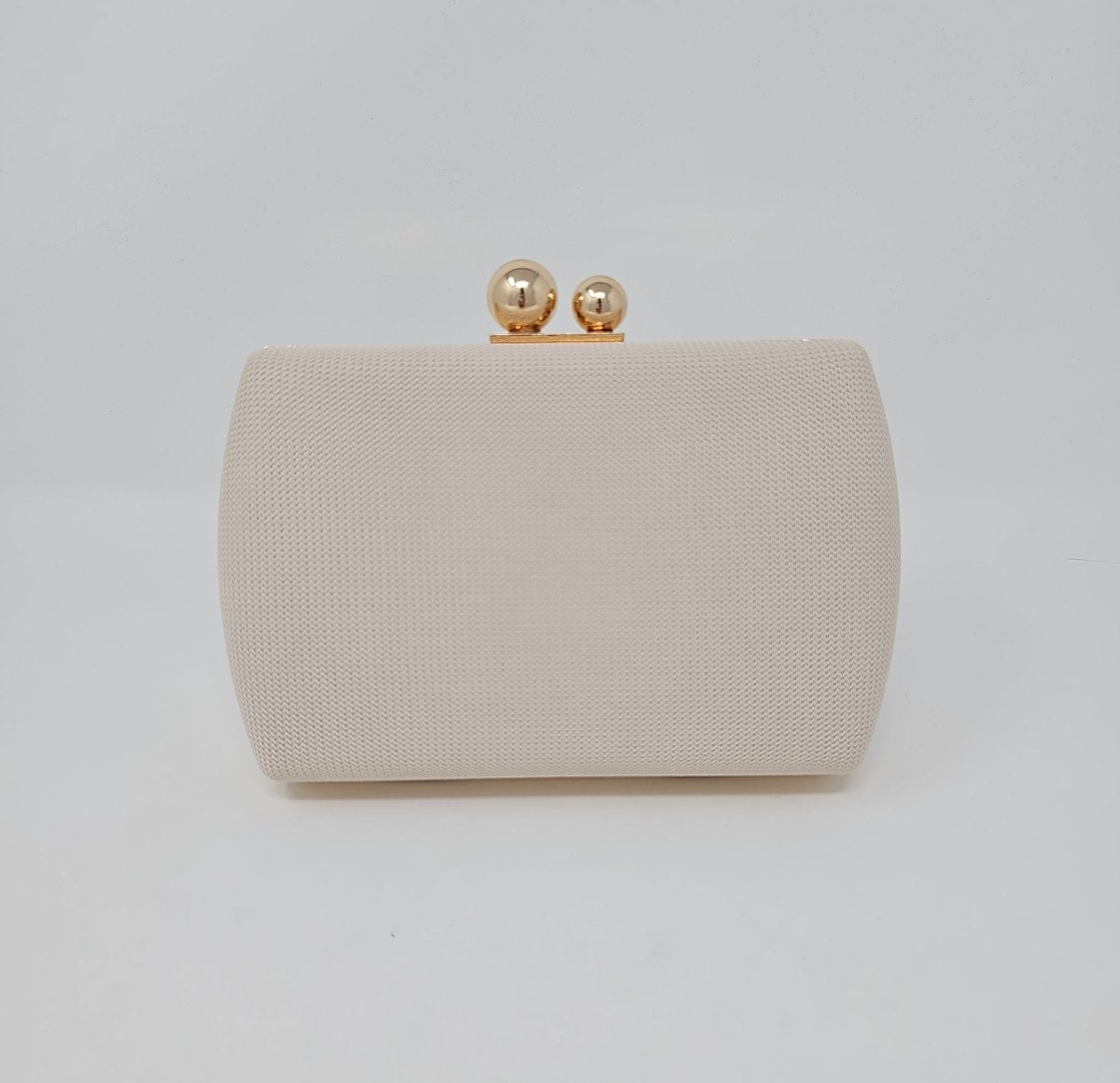 Beige Box Clutch Bag - Franklins