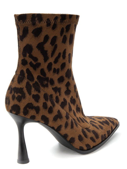 Betsy Animal Print High Heel Sock Boots - Franklins