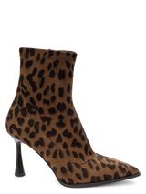 Betsy Animal Print High Heel Sock Boots - Franklins