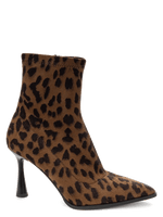Betsy Animal Print High Heel Sock Boots - Franklins