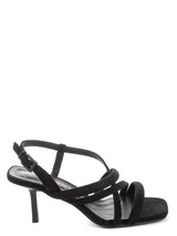 Betsy Black Kitten Heel Sandals - Franklins