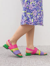 Betsy Colour Block Summer Sandals - Franklins