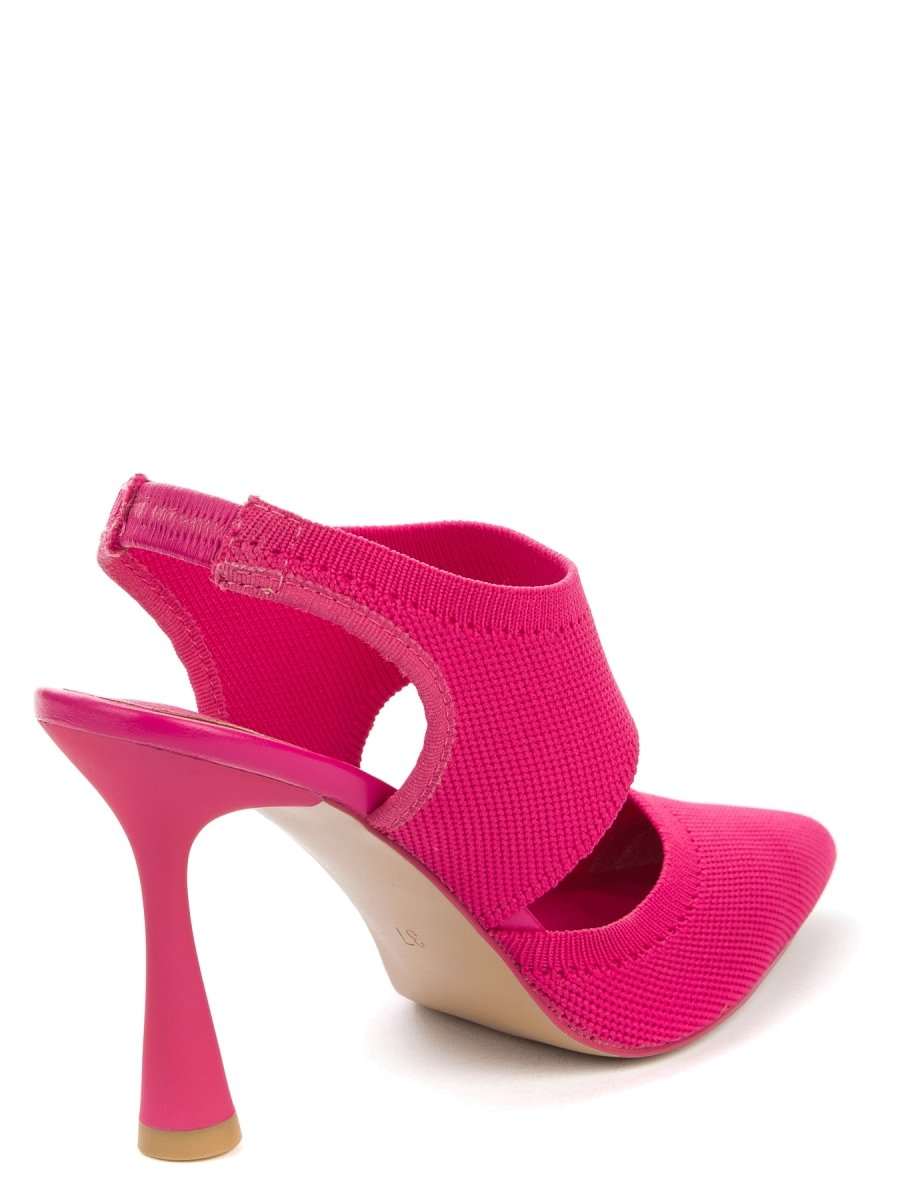 Betsy Hot Pink High Heel Knit Shoes - Franklins