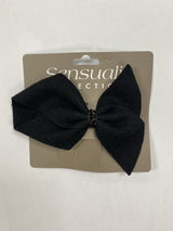 Black Bow Hair Clip - Franklins