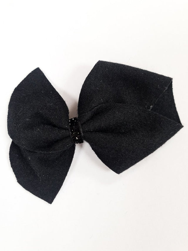 Black Bow Hair Clip - Franklins