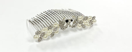 Black & Clear Diamanté Hair Clip - Franklins