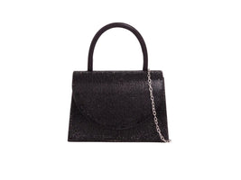 Black Crystal Mini Tote Handbag - Franklins