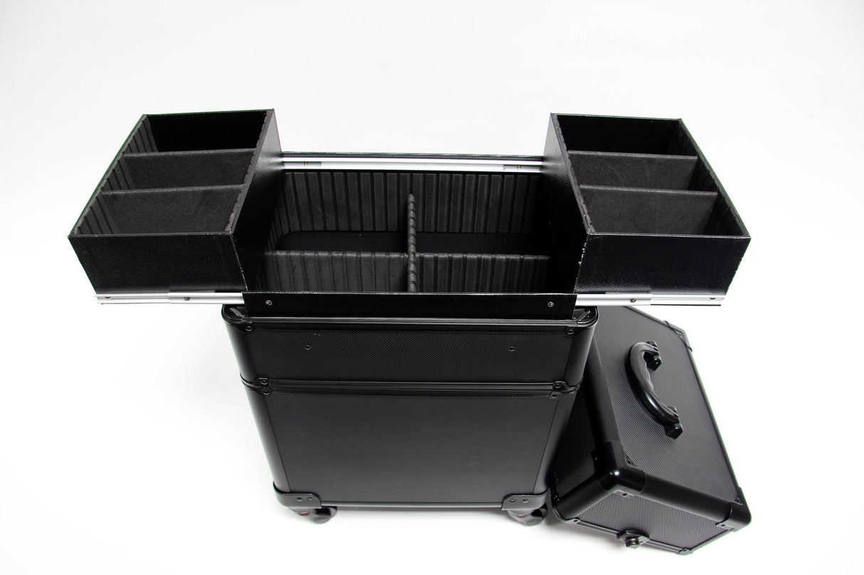 Black Diamond Matte Finish Equipment Trolley Case - Franklins