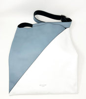 Blue & White Colour Block Shoulder Bag - Franklins