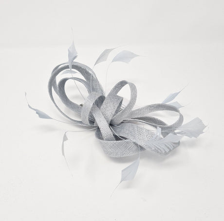 Bluebell Blue Slide Feather Fascinator Clip - Franklins