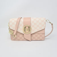 Blush Pink & Cream Mini Crossbody Handbag - Franklins