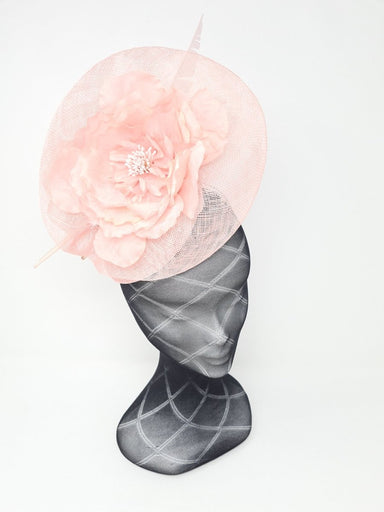 Blush Pink Fascinator With Soft Flower Detail - Franklins