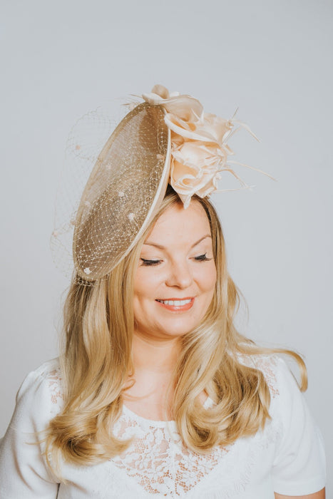 Blush Rose High Perched Fascinator - Franklins