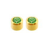 Caflon Birthstone Ear Piercing Studs Gold May - Franklins