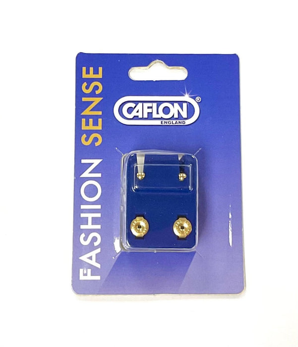 Caflon Gold Mini Heart Ear Piercing Studs - Franklins