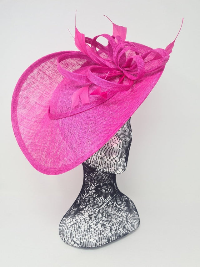 Calypso Pink Disc Fascinator - Franklins