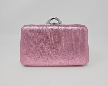 Candy Pink Shimmer Clutch Bag - Franklins